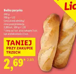 Lidl Bułka paryska Lidl oferta