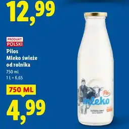 Lidl Mleko Pilos Mleko świeże od rolnika oferta