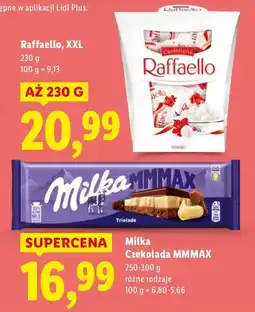 Lidl Czekolada MMMAX Milka oferta
