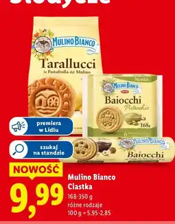 Lidl Ciastka Mulino Bianco Baiocchi Cioccolato oferta