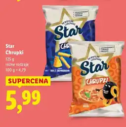 Lidl Chrupki Star różne rodzaje oferta