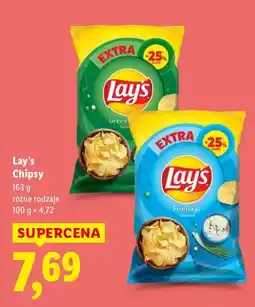 Lidl Chipsy Lay's 163 g różne rodzaje oferta