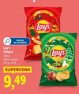 Lidl Chipsy Lay's 200 g różne rodzaje oferta
