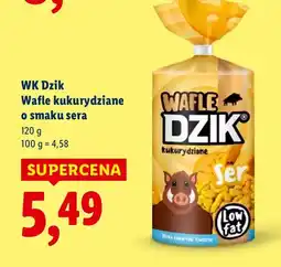 Lidl Wafle kukurydziane o smaku sera WK Dzik oferta