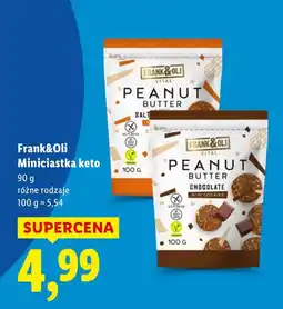 Lidl Miniciástka keto Frank&Oli różne rodzaje oferta