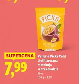 Lidl Marakuja liofilizowana w czekoladzie Pergale Picks Cold oferta