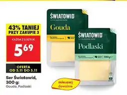 Biedronka Ser żółty 2 rodzaje Światowid oferta