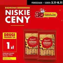 Biedronka Ciastka kolekcja 700 g Bonitki oferta
