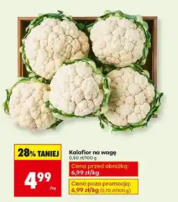 Biedronka Kalafior na wagę Biedronka oferta
