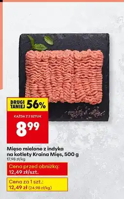 Biedronka Mięso mielone z indyka na kotlety Kraina Mięs 500 g oferta