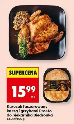 Biedronka Kurczak faszerowany kaszą i grzybami Prosto do piekarnika Biedronka oferta
