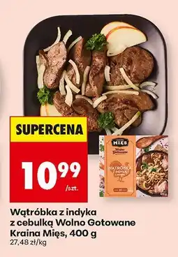 Biedronka Wątróbka z indyka z cebulką Wolno Gotowane Kraina Mięs 400 g oferta