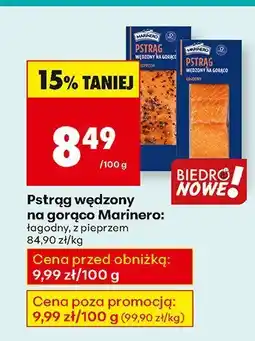 Biedronka Pstrąg wędzony na gorąco Marinero łagodny oferta