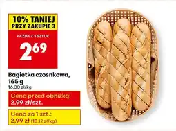 Biedronka Bagietka czosnkowa, 165 g Biedronka oferta