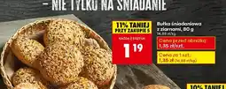 Biedronka Bułka śniadaniowa z ziarnami, 80 g Biedronka oferta