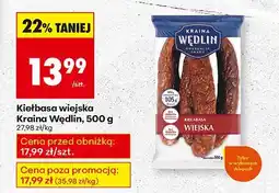 Biedronka Kiełbasa wiejska Kraina Wędlin, 500 g oferta