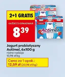 Biedronka Jogurt probiotyczny Actimel, 6x100 g: różne rodzaje oferta