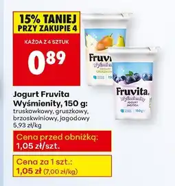 Biedronka Jogurt Fruvita Wyśmienity, 150 g: truskawkowy oferta