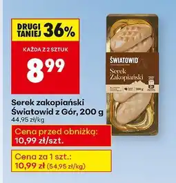 Biedronka Serek zakopiański Światowid z Gór, 200 g oferta