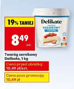 Biedronka Twaróg sernikowy Delikate, 1 kg oferta