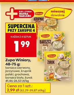 Biedronka Zupa Winiary barszcz czerwony oferta