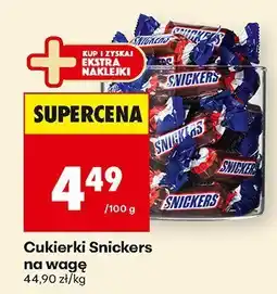 Biedronka Cukierki Snickers na wagę oferta