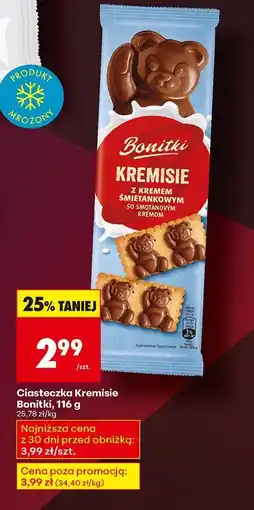 Biedronka Ciasteczka Kremisie Bonitki 116 g oferta