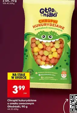 Biedronka Chrupki kukurydziane o smaku owocowym Głodniaki 90 g oferta