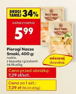 Biedronka Pierogi ruskie Nasze Smaki, 400 g oferta