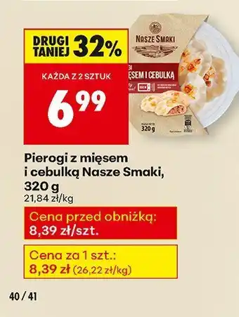 Pierogi z mięsem i cebulką Nasze Smaki, 320 g