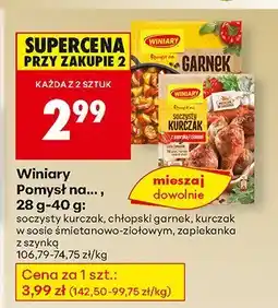 Biedronka Winiary Pomysł na...: soczysty kurczak oferta