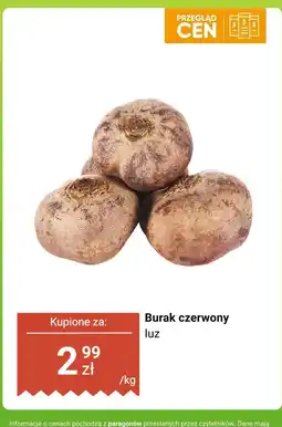 Biedronka Burak czerwony luz Biedronka oferta