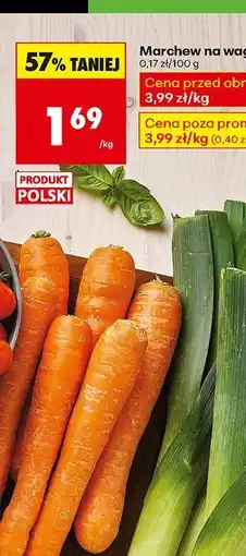 Biedronka Marchew na wagę Biedronka oferta