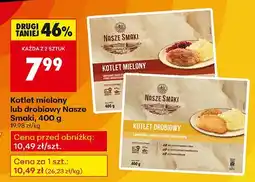 Biedronka Kotlet drobiowy Nasze Smaki oferta