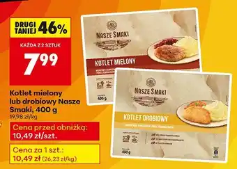Biedronka Kotlet drobiowy Nasze Smaki oferta