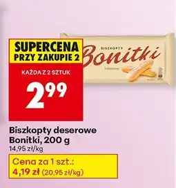 Biedronka Biszkopty deserowe Bonitki oferta