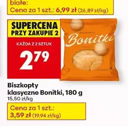 Biedronka Biszkopty klasyczne Bonitki oferta