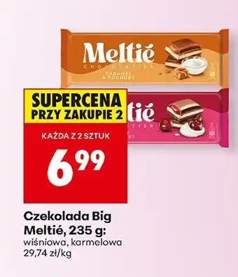 Biedronka Czekolada Big Meltié karmelowa oferta