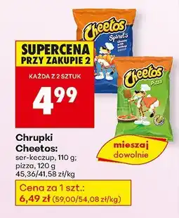 Biedronka Chrupki Cheetos ser-ketchup, 120 g oferta