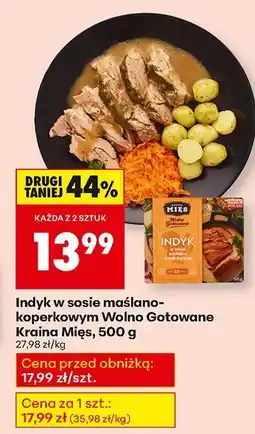 Biedronka Indyk w sosie maślano-koperkowym Wolno Gotowane Kraina Mięs oferta