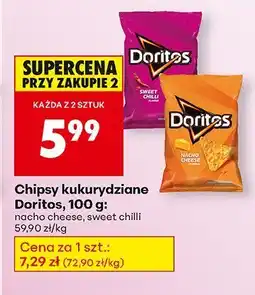 Biedronka Chipsy kukurydziane Doritos sweet chilli, 100 g oferta