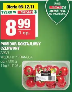 Spar Pomidor koktajlowy czerwony SPAR Włochy / Francja oferta