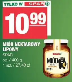 Spar Miód nektarowy lipowy SPAR oferta