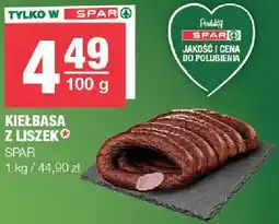 Spar Kiełbasa z liszek Spar oferta