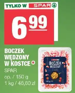 Spar Boczek wędzony w kostce Spar oferta