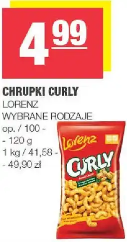 Spar Chrupki Curly Lorenz oferta