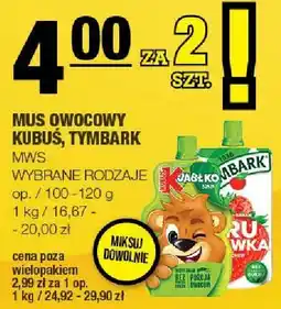 Spar Mus owocowy Kubuś, Tymbark MWS oferta