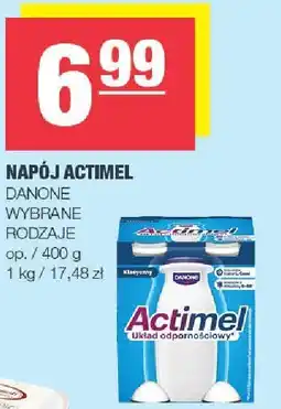 Spar Napój ACTIMEL DANONE wybrane rodzaje oferta
