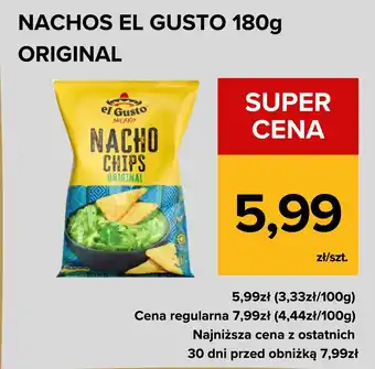 Chipsy Nachos El Gusto 180g Original