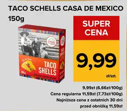 Supeco Taco Shells Casa de Mexico 150g oferta
